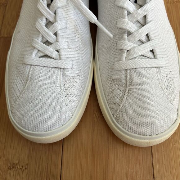 Rothy's The Lace Up Bright White Casual‎ Sneaker Womens 10.5 - Picture 3 of 15